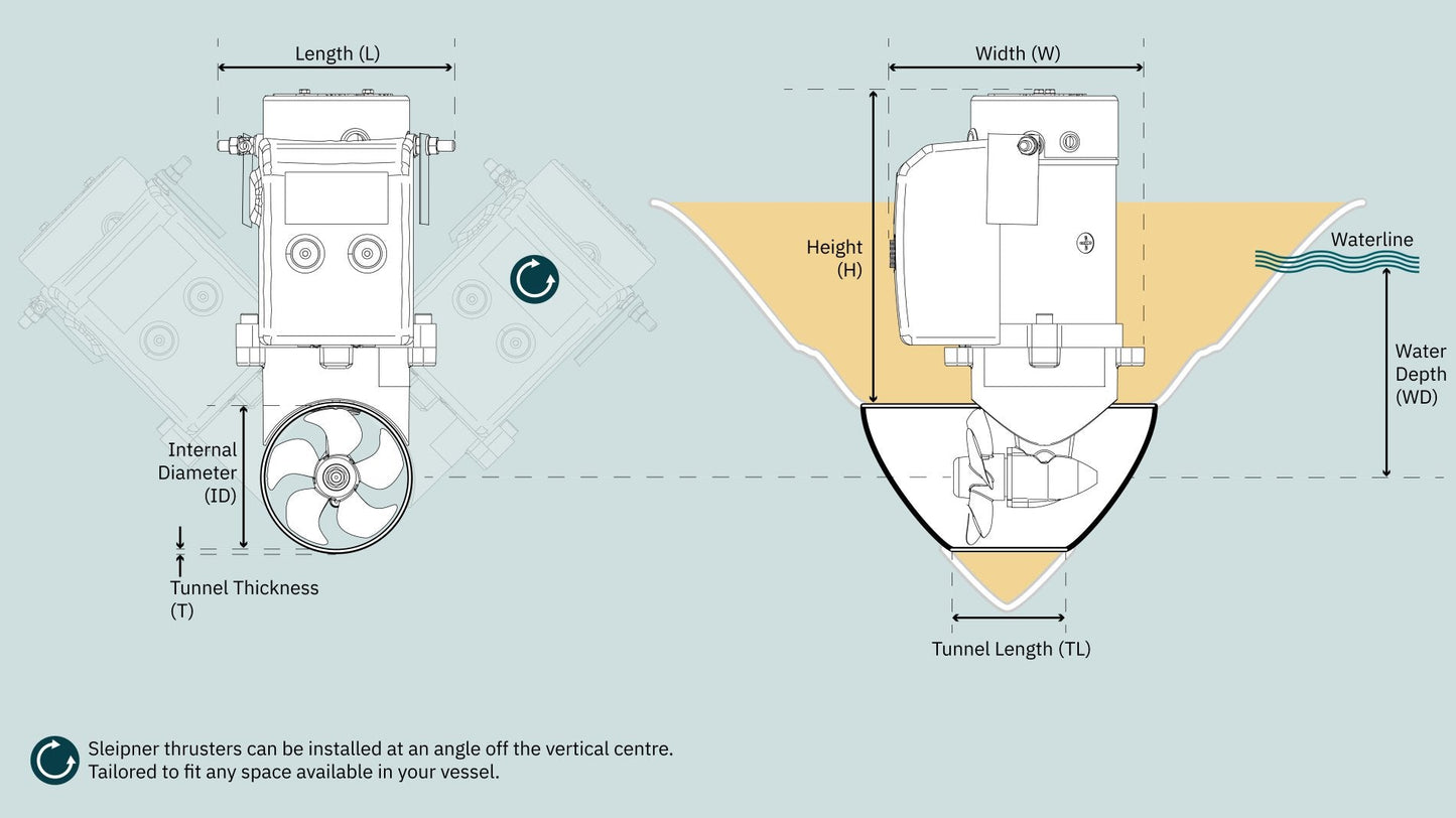 Sleipner Side-Power SE60 povairė